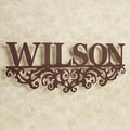Richies Home Personalised Family Name Metal Wall Sign – 36 Inch