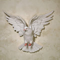Richies Home Flying Dove Dimensional Wall Accent – Bisque White