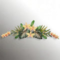 Richies Home Tropical Orchid Swag Metal Wall Topper – 40 Inch